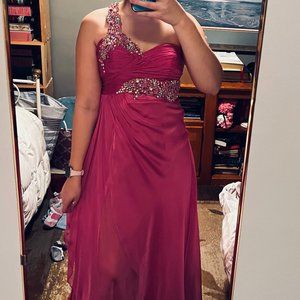 Dave & Johnny Pink Prom Dresses